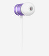 Purple earbuds