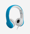 Blue wireless headphones