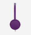 Purple headphones