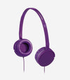 Purple headphones